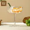 Envío Directo en Stock de Vasos de Vidrio Domésticos de Alta Calidad, Vasos de Agua Altos y Bajos, Copas de Vino de Pie con Forma de Capullo de Flor de Lujo Ligero, Copas de Cóctel