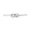 Prata de lei S925 laço de prata nós pendurado acessórios de joias DIY fio K gold banhado conector de pulseira de colar