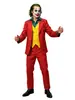 Disfraz de Halloween Cos Payaso Joker Joaquin Phoenix Disfraz Escenario Juego de Rol Traje Cosplay
