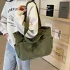 Bolsa Tote de Lona, Bolsa Transversal de Grande Capacidade, Bolsa de Mão da Moda Versátil de Nicho, Bolsa de Ombro, Bolsa de Veludo para o Dia a Dia para Mulheres