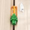 Tapón de Puerta de Árbol de Navidad de Color Contrastante, Pestillo de Puerta de Seguridad Infantil Anti-pellizco, Tapón de Puerta de Silicona, Clip de Puerta de Dibujos Animados para Bebé