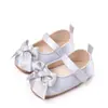 Zapatos de Princesa Estilo Nuevo Zapatos para Bebé con Suela de Goma, Moño y Suelas Antideslizantes para Niños Pequeños