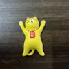 Comestibles japoneses zakka serie naranja hogar gato resina lindos pequeños adornos regalo miniatura escena de disparo