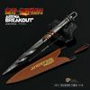 Juego Breakout Oscuro Periférico Arma Modelo Dientes de Disco Blindaje Quitador Cuchilla Corta Artesanía Totalmente Metálica Adorno Modelo