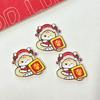 Parche Acrílico de Dibujos Animados Lindo Creativo Año Nuevo Año de la Serie Serpiente DIY Horquilla Broche Insignia Calcomanía para Refrigerador Joyería