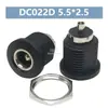 Enchufe de alimentación DC DC Socket DC005 002 Interfaz de 5.5*2.1/2.5MM Socket Hembra Conector Macho