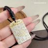 Pingente de prata esterlina S999 feminino com rastreamento de ouro Baifu Safe Brand antigo pingente sólido personalizado pingente vintage masculino