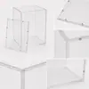 Caja Acrílica Transparente Almacenamiento Tapa Magnética Caja de Exhibición Tarjeta de Juego Personalizada a Prueba de Polvo Protección de Colección Caja de Cristal
