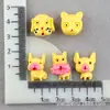 Accesorios de Resina Pegamento Blanco Funda para Teléfono Móvil Accesorios para Cachorro Diadema de Animales de Dibujos Animados Tocado DIY Pinza para el Cabello Pasador Material