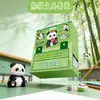 Kapi Conjunto de Papelaria Portátil Presente de Aprendizado Prático para Estudantes Atividade de Unboxing Panda Lembrança