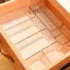 Organizador de Cajones Almacenamiento Caja de Almacenamiento Incorporada Escritorio Papelería Acrílico Transparente Caja de Almacenamiento de Cosméticos de Escritorio