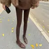 Medias Transparentes de Primavera y Otoño para Adultos, Medias de Seda Blanca 100D, Leggings Color Castaño, Medias de Baile Exclusivas Transfronterizas con Refuerzo en la Entrepierna