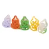 Colgante de jade de calabaza tallada hueca de jadeíta, jade rojo, jade amarillo, collar, pendientes, pasador de pelo, colgante de calabaza Luolan morado