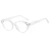 1133 Montura de Gafas Retro Ojo de Gato para Miopía Montura Completa Gafas con Lente Plana Anti-Luz Azul para Mujer Moda Montura de Gafas Delgado