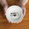 Prato Pequeno de Cerâmica Importado Japonês 14cm para Uso Doméstico, Prato de Porcelana com Cor Sob Esmalte, Lindo Prato para Lanche de Chá da Tarde, Prato Pequeno Plano