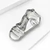 Broche Grande de Aço Inoxidável com Design Simples de Meia-Máscara Facial, Acessório Versátil para Roupas para Homens e Mulheres: Br5895