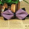 Novo em estoque gravata borboleta masculina multicolorida de poliéster para casamento casual de negócios Shengzhou fabricantes atacado de longo prazo