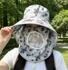 Chapéu de Sol Floral Novo 2026, Chapéu de Sol, Chapéu para Ciclismo ao Ar Livre, Proteção para Pescoço e Rosto, Chapéu de Colher Chá, Chapéu de Sol de Verão