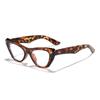 Óculos de Sol Vintage Cat-Eye com Tachas Metálicas, Aparência Natural, Emagrecimento, Sensação de Luxo, Óculos com Bloqueio de Luz Azul, Armações para Óculos de Grau