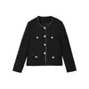 [Shengdu] Descuento por tiempo limitado: Elegante y sofisticado blazer de tweed para mujer, conjunto de dos piezas estilo coreano