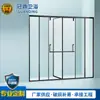 Fornecimento de fábrica box de chuveiro de formato único para porta plana extremamente estreita divisória de banheiro de vidro temperado para casa porta de correr integral