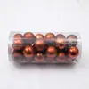 Enfeites de Árvore de Natal Bolas Foscas Bolas Brilhantes Bolas com Glitter Teto de Shopping Decorações de Festa de Natal e Casamento Pingentes