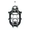 Crampons de silicone transfronteiriços russos para esportes ao ar livre, simples para escalada na neve de inverno e montanhismo, capas antiderrapantes para sapatos