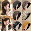 Diadema de Borde Ancho para Otoño e Invierno Estilo Coreano para Mujer Diadema Alta para la Parte Superior de la Cabeza Hace que la Cara Parezca Más Pequeña Sensación de Alta Calidad Pinza para el Cabello Accesorios para el Cabello Antideslizante Pinza para el Cabello Goma para el Cabello