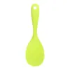 Cuchara de Arroz de Silicona de una Pieza Hogareña Antiadherente Pala para Arroz Herramienta de Cocina Olla Arrocera Sin Daños Pala para Arroz en stock
