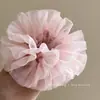 Rosa Industria Pesada Encaje Estilo Princesa Serie Ballet Cuerda para el Cabello de Intestino Delgado Grande Hecha a Mano Cuerda para el Cabello de Cola de Pavo Accesorios para el Cabello de Tendón de Cuero para Mujeres