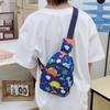 Verano 2025 Nuevo Dibujo Animado Moderno Cool Preescolar Niños y Niñas Bolsa de Pecho Bolsa Cruzada Casual Versátil Cool Bolsa Ligera