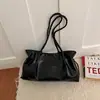 Outono 2026 Nova Bolsa Tote Retrô de Lona com Letras Grande Capacidade Ombro Único Portátil de Axila Bolsa Atacado Bolsas Femininas