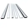 Barra de luz LED dura, luz suave con kit de ranura de aluminio, carcasa de luz para gabinete, accesorios de iluminación de línea de oficina LED
