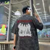 Camiseta de Manga Corta Estilo Retro Americano 2026 para Hombre, Nuevo Diseño Holgado High Street con Estampado de Letras