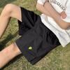 Shorts Bordados com Letra Dopamina Masculino Verão Americano High Street Soltos Versáteis Calças de Cinco Quartos Calças Esportivas Casuais