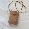 Moda transfronteriza versátil textura tejida bolso de hombro casual bolso de mano retro bolso mujer versión coreana bolso cruzado para el día a día
