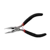 Pinzas de Punta Fina Mini de Grado Industrial Portátiles Mango Ligero de Plástico Recubierto Pinzas de Punta Fina Pinzas Manuales de 4.5 Pulgadas Pinzas Pequeñas Pinzas de Punta Fina