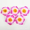 Nueva Cabeza de Flor de Hibisco Artificial de Espuma de 9 cm Flor de Hibisco Hawaiano Artificial para Manualidades Accesorios de Decoración para Ramillete de Boda Tocado