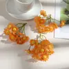 L5 Arte Floral Margaritas Artificiales Flores de Plástico DIY Sombrero de Paja Decoración para Ropa Flores de Seda Flores Falsas Materiales para Corona Hecha a Mano