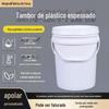 Balde de Cola de 20L Balde de Tinta Adesiva Balde Químico Balde Plástico de 20 Litros Balde Redondo Material PP Balde de Tinta Grande Capacidade