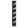 Estante de Almacenamiento de Sombreros Montado en la Pared Madera Maciza Vertical Organizador de Gorras de Béisbol Estante Tienda Colgador de Gorras con Visera para Hombre