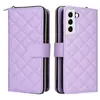 Adecuado para Samsung S26Ultra Cartera Pequeña tipo Chanel con Cremallera y Correa Cruzada S25Fe/S24 Ranura para Tarjeta Funda de Cuero para Teléfono