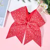 Pinza para el cabello de niña con lazo lindo clásico y diamantes incrustados de perlas, Cuerda para el cabello de moda para niña, Accesorio para la cabeza, Diadema de fiesta para niña