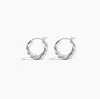 Disponibles Amazon Exclusivo Transfronterizo Aros Retorcidos, Brazaletes de Aro Lisos, Pendientes de Moda de Lujo Ligero, Pendientes de Botón de Gama Alta