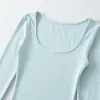 Ropa de mujer al por mayor estilo europeo y americano Ins Kardashian chica popular vestido de manga larga con cuello cuadrado sexy ajustado al cuerpo