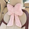 Soporte para la Cabeza y Lumbar de Coche Lluvia Azul Producto Nuevo Cojín para la Cintura del Coche Almohada de Felpa de Invierno Simple Almohada para el Cuello del Coche