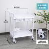 Carro de Tratamiento Multifuncional Integrado de Puerta Simple/Doble con Cinco Cajones para Emergencias ABS, Anestesia e Infusión, ABS de Grado Médico Hecho a Medida