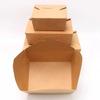 Cajas de Papel Kraft Desechables para Llevar para Catering, Almuerzo, Empaque de Ensaladas, Contenedores Espesos de Grado Alimenticio, No Requieren Plegado