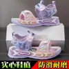 Sandalias de Niña Verano Zapatos de Playa para Niños 2026 Nuevas Dibujos Animados Zapatos de Princesa para Niñas Suela Suave Antideslizante Sandalias Casuales