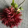 Flor Artificial Cruzada de Crisântemo de Garra de Dragão Única Flor Falsa Flor de Seda Tecido Decoração de Interiores Casamento Flor de Chão para Casamento Decoração Macia Material de Flor